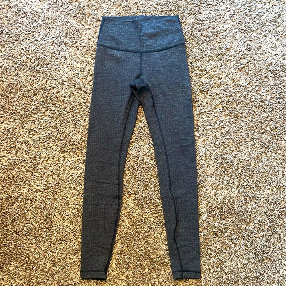 Lululemon High Rise Thermal Leggings - Picture 2 of 5